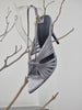shimmering silver strappy stiletto high-heel sandals (4403SH022)
