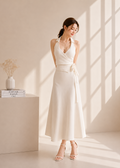 Crepe Knit Halter top & skirt (0084TB091/0084SK061)