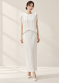 puffed-sleeve midi dess (3115DR177)