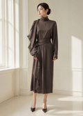 Long Flowing Dress with Tie - Studio (3115DR173)