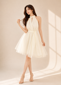 tulle halter dress (2219DR021)
