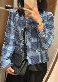 Long Sleeve Tweed Jacket (C323JK024)