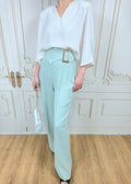 Chiffon top and pants (Q464TB090/Q464PT040)