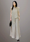SLEEVELESS TOP AND PANTS (Q464TB105/Q464PT044)