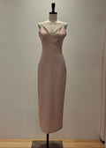 satin slip midi dress (3115DR144)