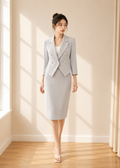 Skirt suit (C2C3JK028/C2C3SK010)