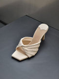snake-effect leather mules HEELS (4403SH026)
