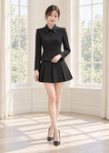 long-sleeve collared jacket (C544JK026)