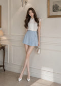 sleeveless chiffon TOP (0135TB077)
