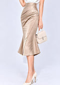 fishtail  midi skirt (0135SK038)
