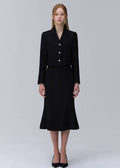 LONG SLEEVES SUIT JACKET AND SKIRT (P169JK016/P169SK020)