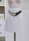 skirt with chain belt (0403SK045)
