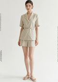 short-sleeved blazer (C544JK042/C544BT004)
