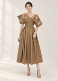 structured midi dress (3115DR179)