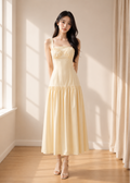 Strap Long Dress (3115DR158)