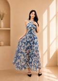 halter maxi dress (0411DR325)