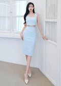Crop top + pencil skirt (0403SE034)