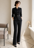 PANT SUIT WITH BELT (2222JK038/2222PT019)