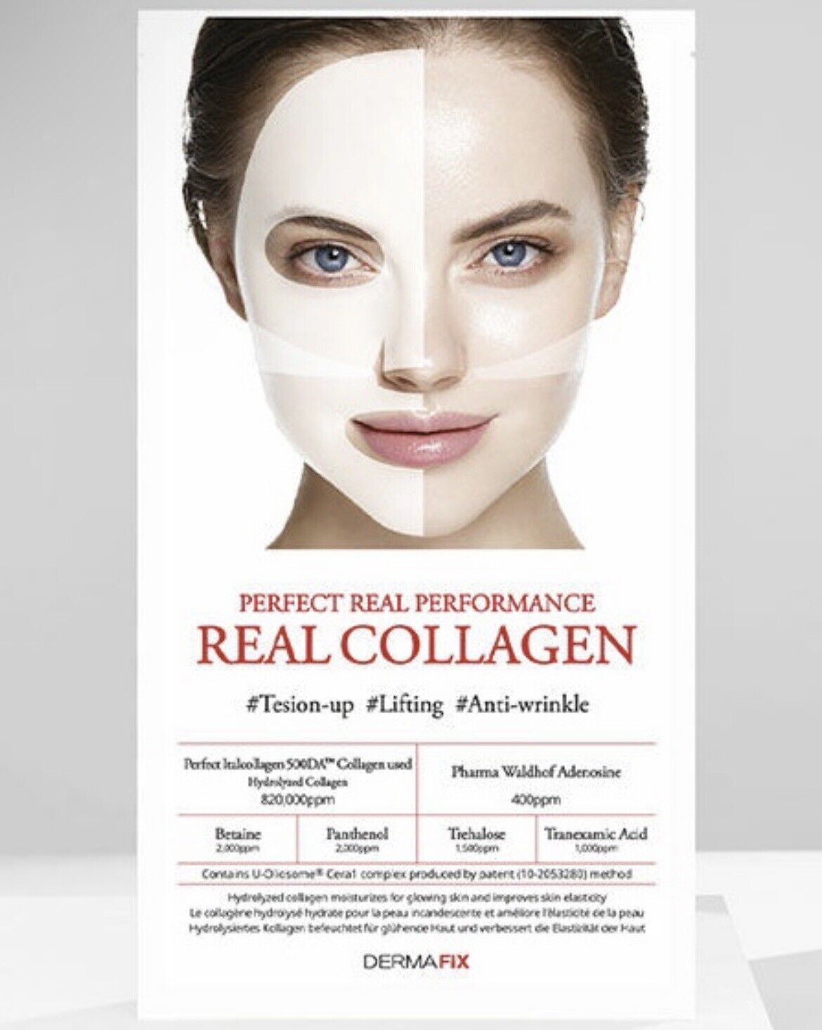 Dermafix Perfect Real Collagen Face Mask [8 Pieces]