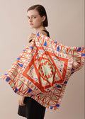 Dunhuang Square Silk Scarf (SLSAC001)