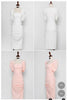 Basic Puff Short Sleeves Square Neck Dress