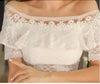 Off Shoulders Layered Semi Transparent Lace Top
