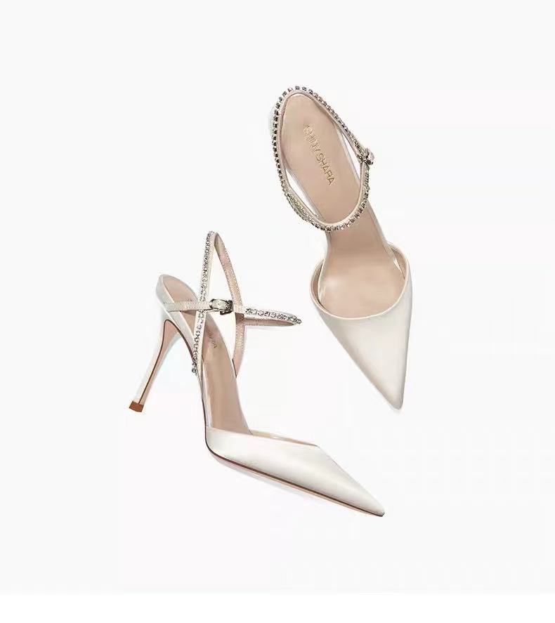Dione Double Ankle Strap Heels